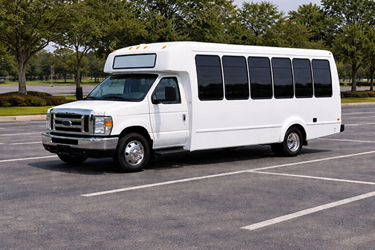 20-passenger minibus available for charter in Lafayette, LA