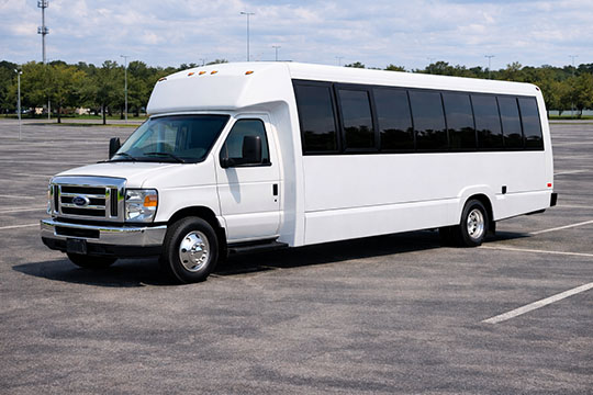 25-passenger minibus available for charter in Lafayette, LA